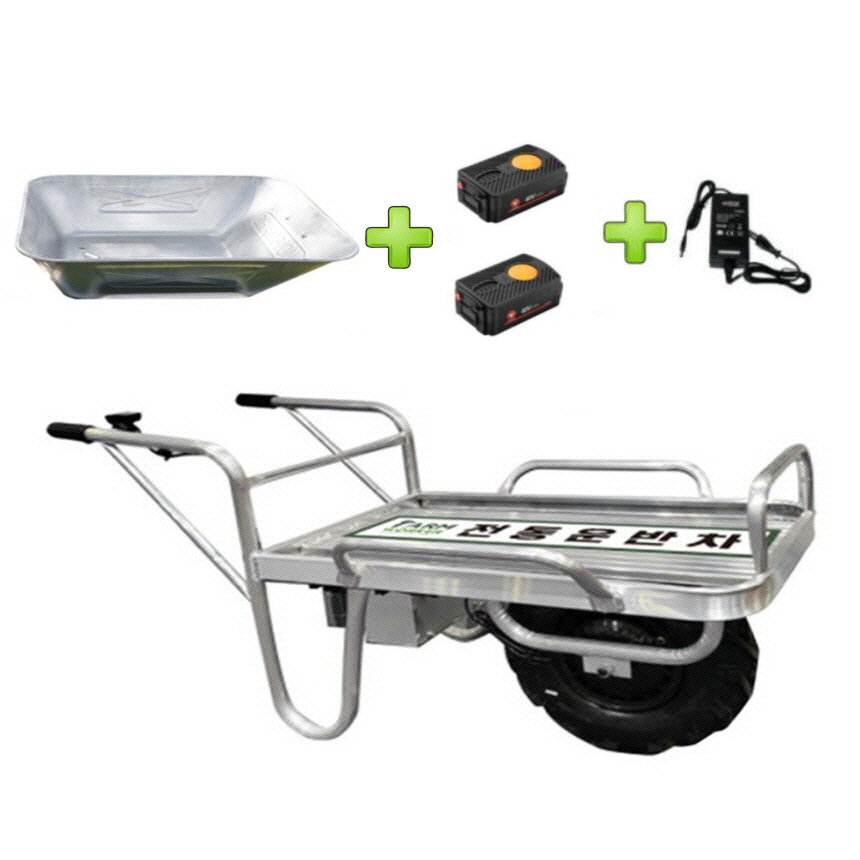 농업용운반기 대덕테크 2륜 40V 알류미늄 프레임 충전식 배터리2개 전동운반차 2,055,000원