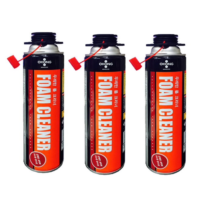 오공 폼클리너 우레탄폼 실리콘 스프레이 폼 제거 세척제, 3개 13,600원