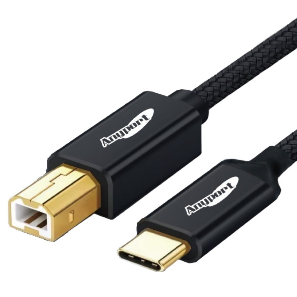 애니포트 USB 2.0 C타입 TO B 프린터케이블, 2개, 1.8m 6,010원