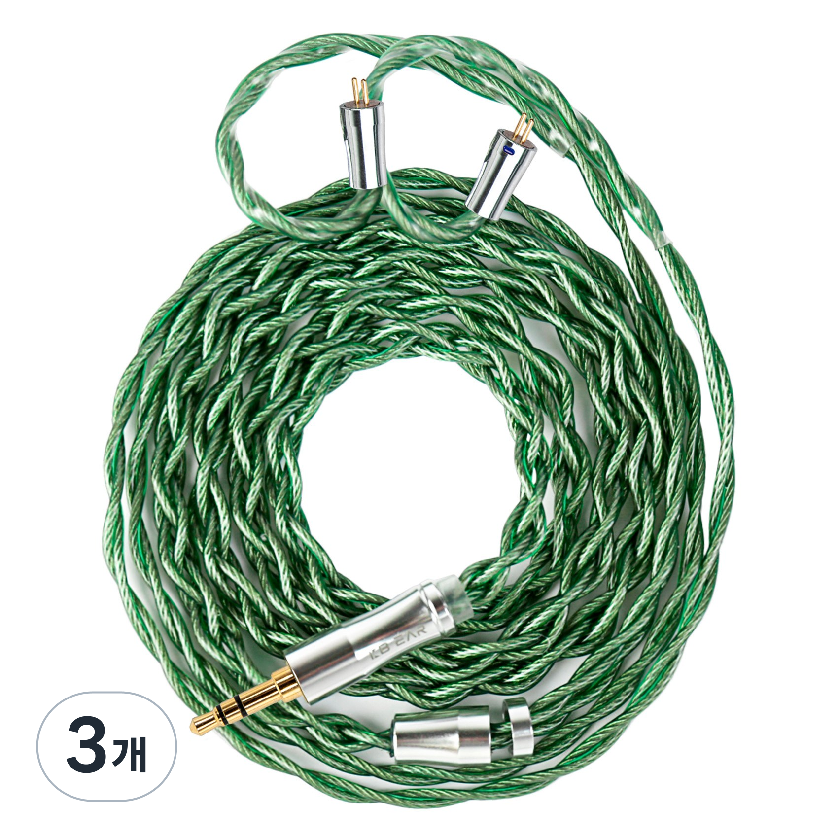 Keephifi KBEAR 청강선 실버 도금 고순도 구리 HiFi 이어폰 업그레이드 케이블,For KZ TRN TANGZU 수월우, 3개 73,480원