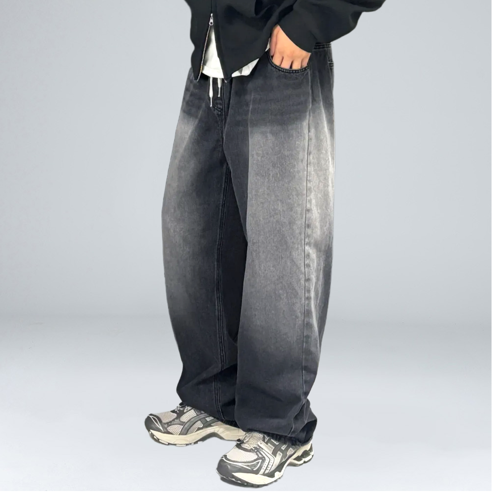 이브클로젯 이황에프엔씨 남성용 밴딩 세미 와이드 데님 팬츠 6655 1 34,800원