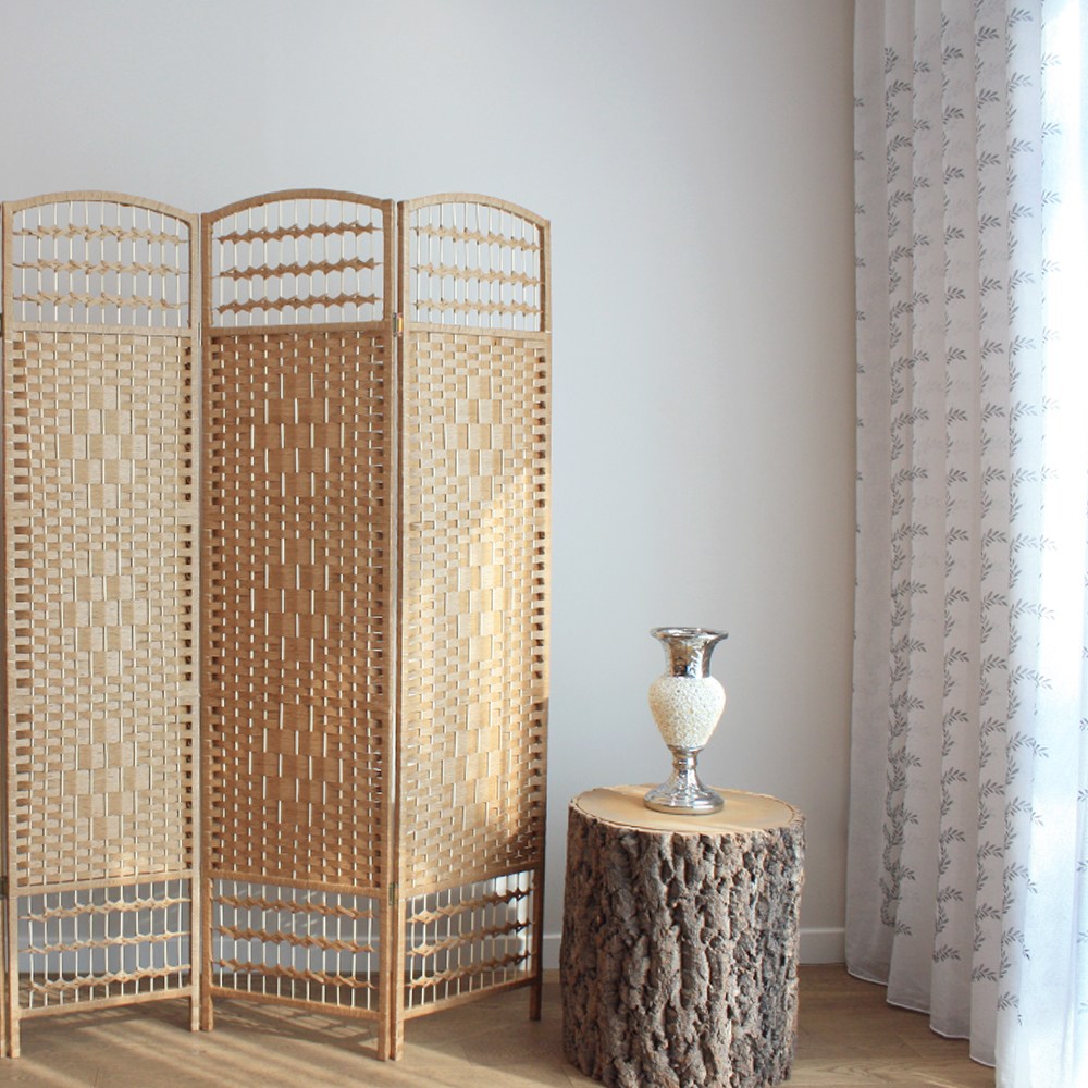 리빙엔터 단연결 자유롭게 가능 인테리어파티션 라탄파티션 칸막이 가리개 가림막 파티션 이동식파티션 식당가리개 가벽 병풍 업소용 사무용 57,800원