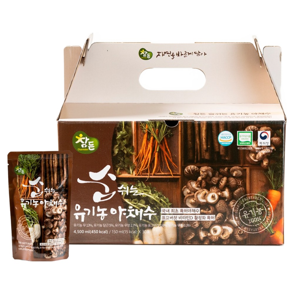 참든 숨쉬는 유기농 야채수 33,600원