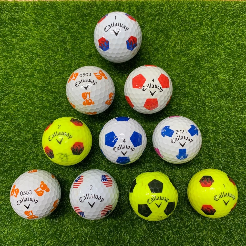 [피스골프마켓] 프리미엄 로스트볼! 캘러웨이 크롬 소프트 트루비스 4피스 A +급 , 최상급 상태 로스트볼, 26개 52,000원