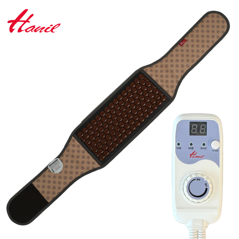 [전자파차단 26년형] 한일 프리미엄 세라믹 원적외선 게르마늄 허리 온열찜질기 찜질매트, 오트베이지, DB120 189,000원