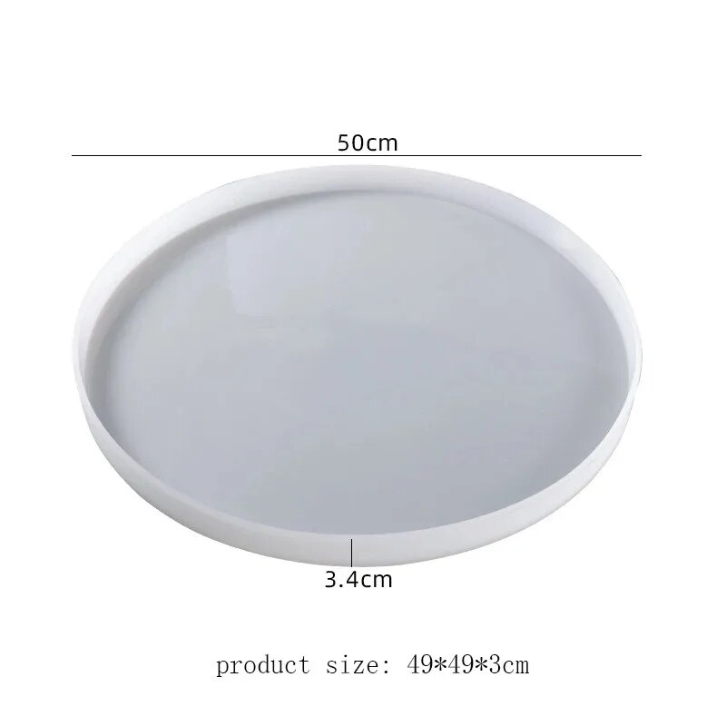 레진 몰드60cm 바다 큰 둥근 직사각형 테이블 수지 금형 특대 장식품 강 실리콘 주조 만들기 25,400원