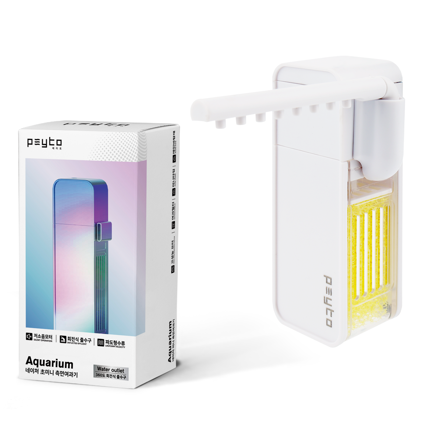 페이토 네이처 초미니 측면여과기 S PK-SM03E1, 3W, 1개 12,500원