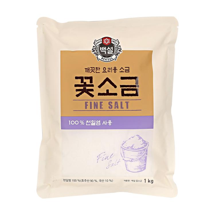 꽃소금 1KG백설 2,790원