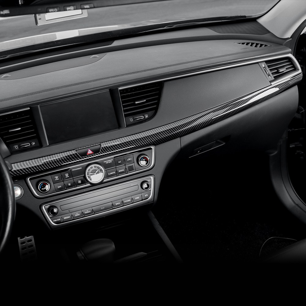 유투카 호환 올뉴 K7 튜닝 대쉬보드 프레임 커버 우드 카본 몰딩 용품 61,500원