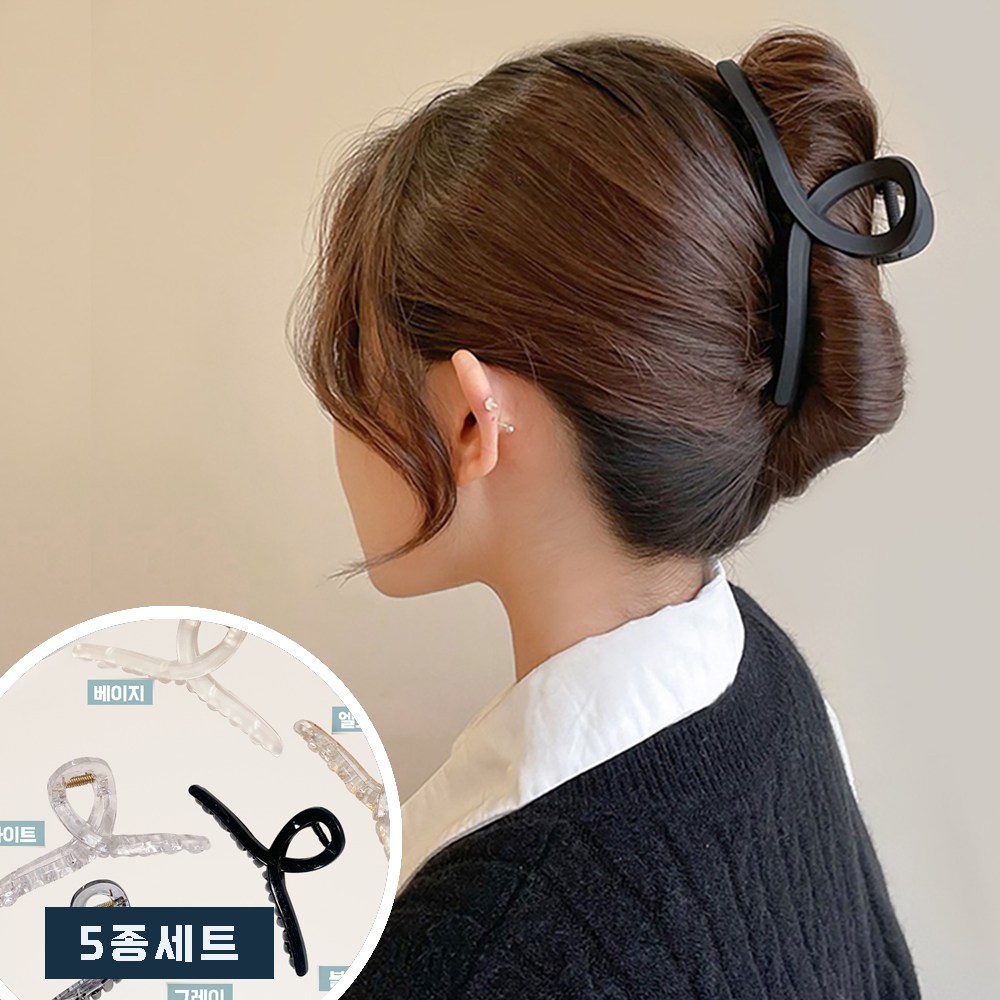 태미스 헤어 집게핀 13CM 5종세트 8,900원