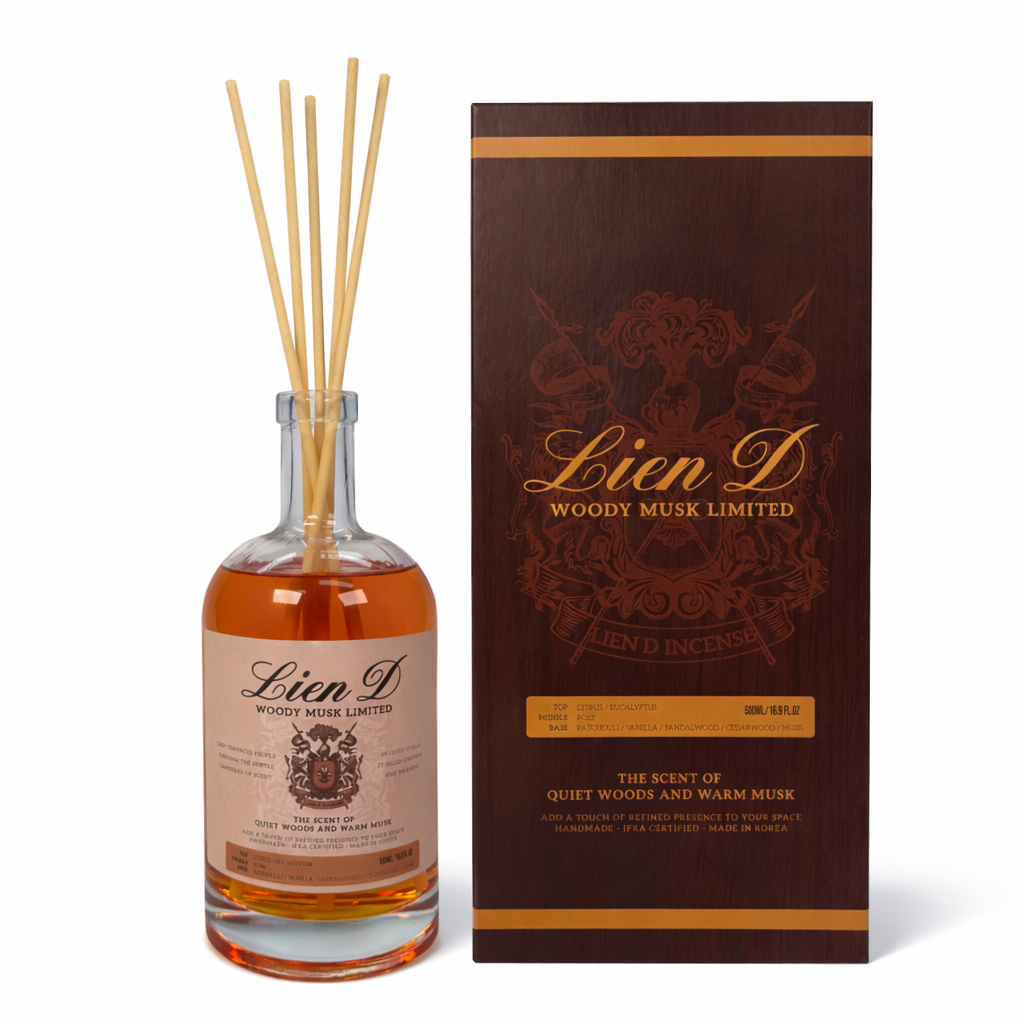 리앙디 고급 오브제 대용량 위스키 우디머스크 디퓨저 실내 방향제 집들이 까페 선물 세트 500ml, 1개, 500ml, 우디머스크 49,000원