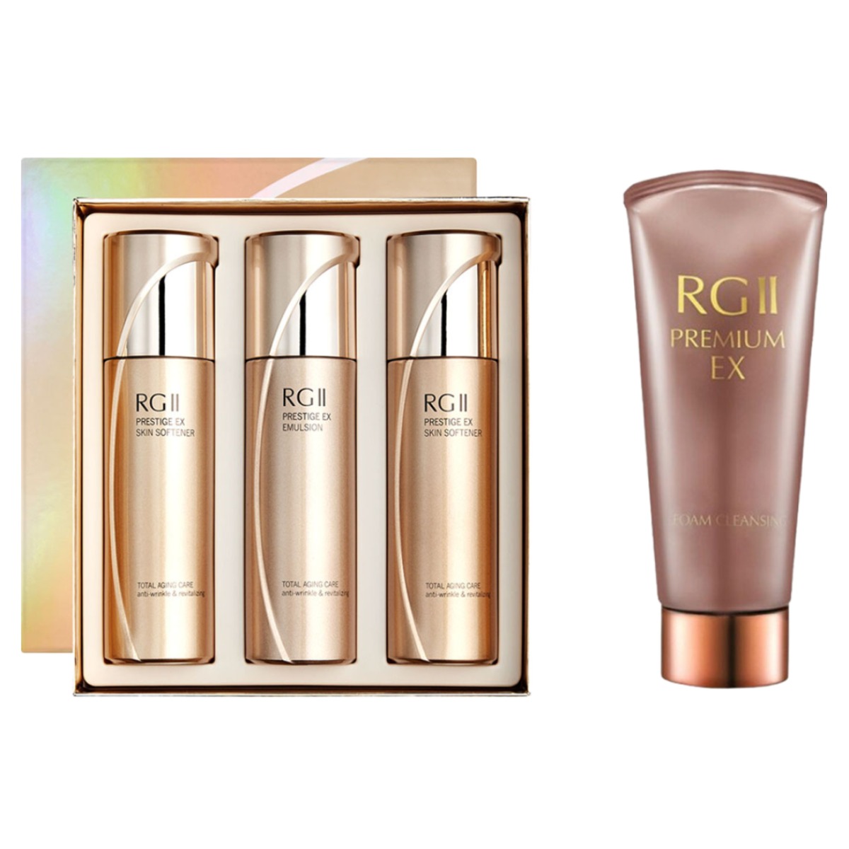 다나한 알지투 프레스티지 EX 2종 기획세트(스킨 2개, 로션 1개) + 알지투 프리미엄 EX 폼클렌징, 1개 55,000원