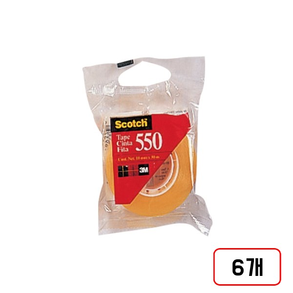 3M)스카치테이프 리필(550R), 6개, (18mm*20m/M323360) 26,000원