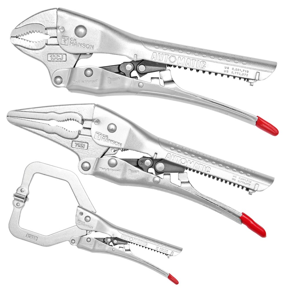 핸슨 자동 바이스그립 롱노우즈 락킹플라이어 10CJ 8CJ 6CJ 7NN 7CCS 26,000원