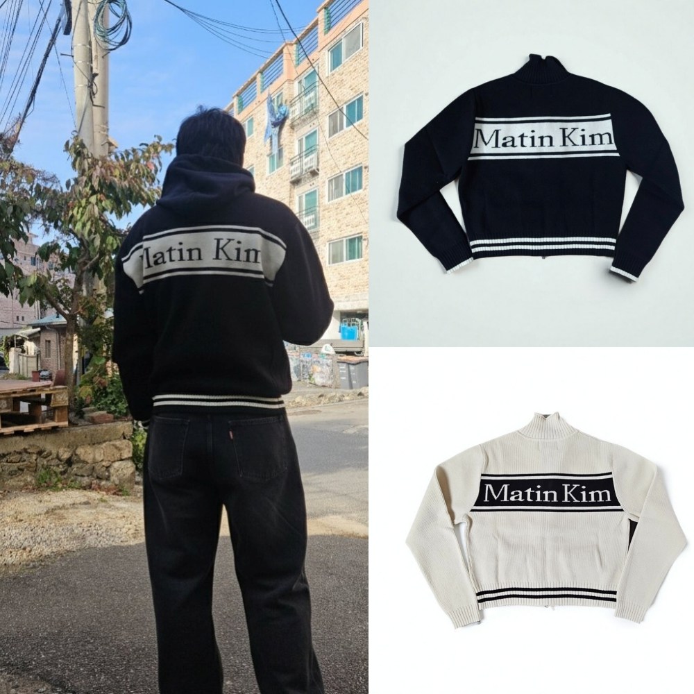 [당일발송] 마뗑킴 스펠 포인트 스트라이프 여성 니트 가디건 MK2378CD016M MK2500CD016V + GRAD 정품보증택 189,480원