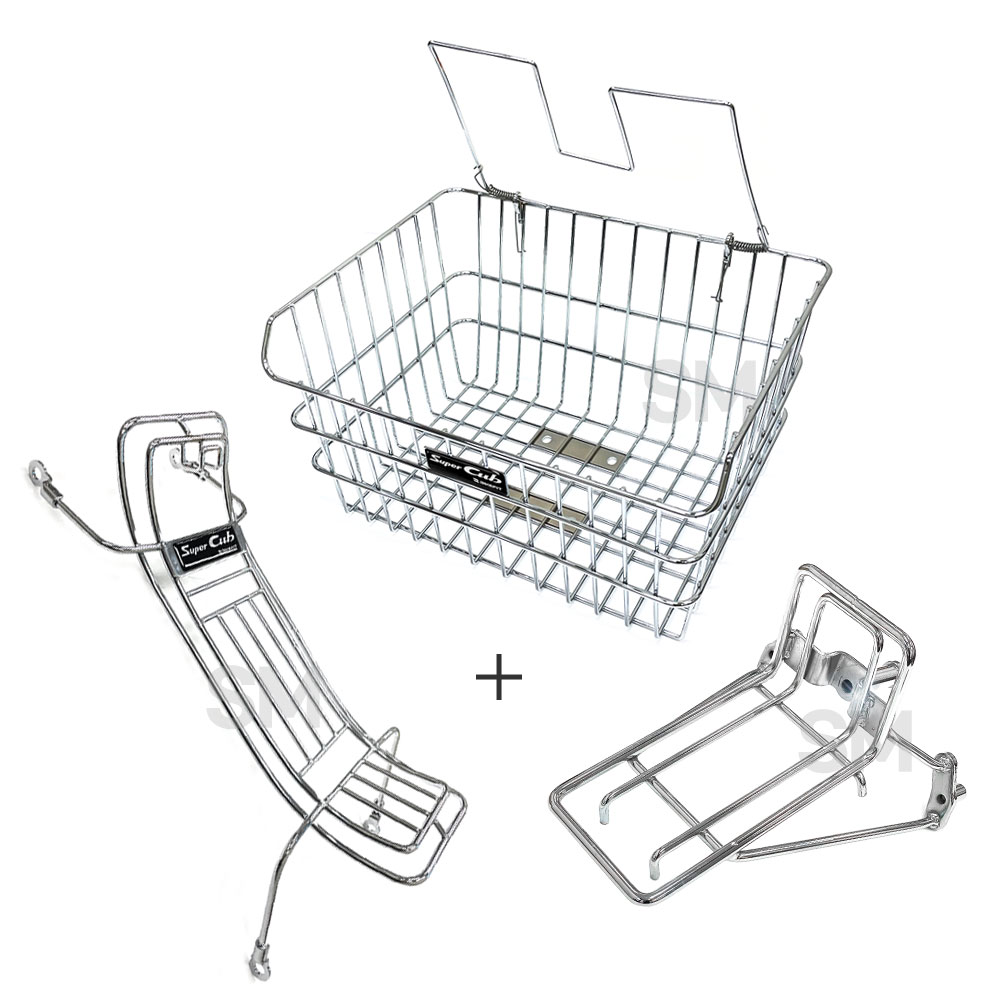 혼다 슈퍼커브 크롬 프론트 브라켓 베트남캐리어 쥐덫바구니 베스트 튜닝세트 114,520원
