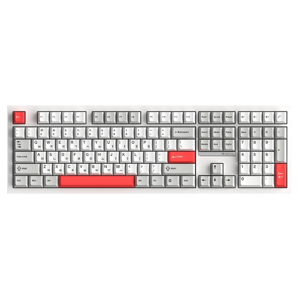긱스타 풀배열 게이밍 사무용 가스켓 기계식 유무선 키보드 HMX 몽돌 89,000원