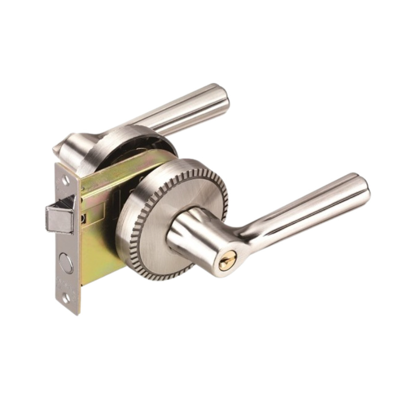 문고리닷컴 대성금속 9100SC 무광사틴크롬 엔틱 방화문 현관문 출입문 레버형 손잡이 도어록, 1개, 무광사틴크롬 19,100원