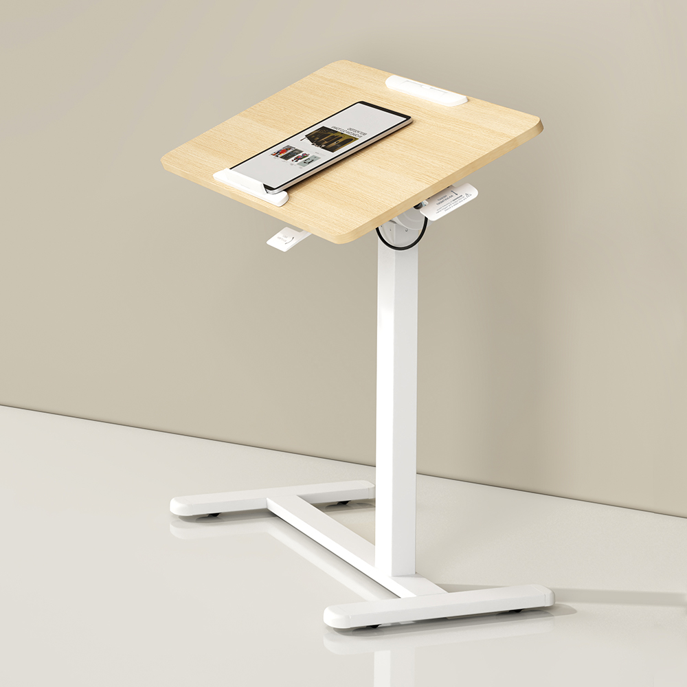 엘디엘마운트 이동식 높이조절 사이드 테이블 APL-FUR S1, 오크 + 화이트 98,000원