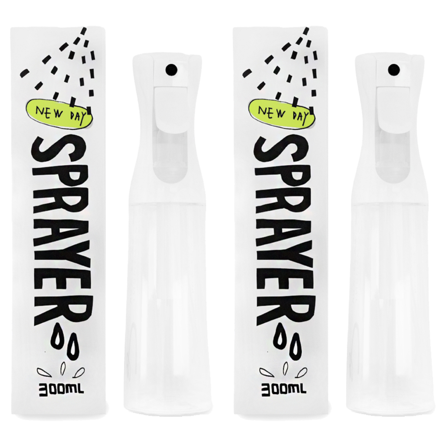 씨조 압축 안개 스프레이 분사 분무기 300ml, 2개, 화이트 10,000원