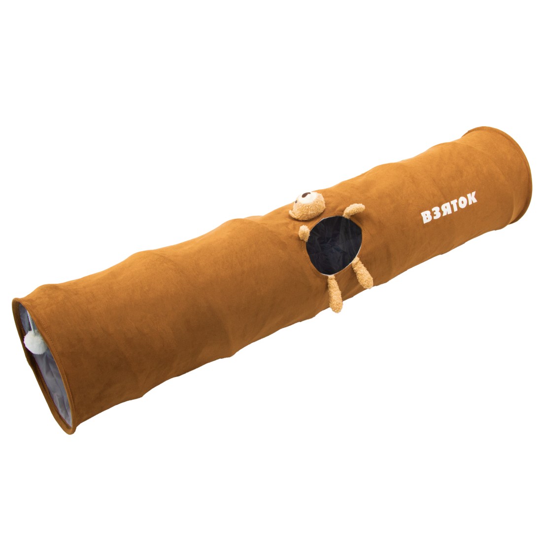 우아지오 고양이 접이식 롱터널 숨숨집, 브라운120cm, 1개 21,500원