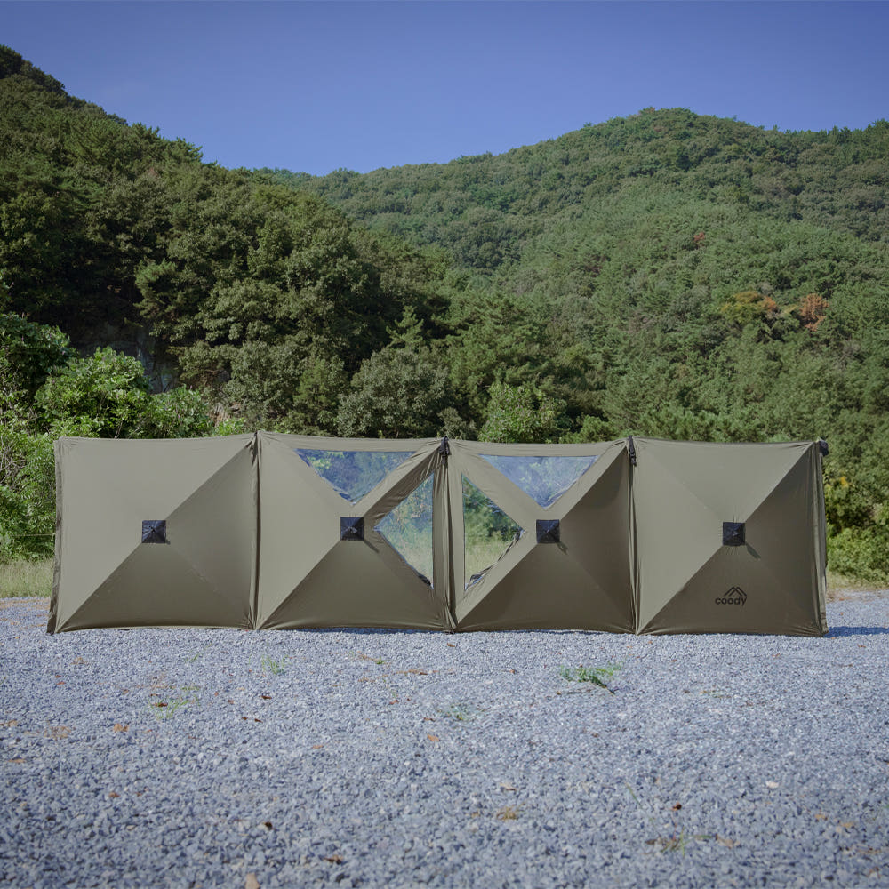 COODY 면 사이드월 캠핑 방수 바람막이 윈드스크린 COODYW01 169,000원
