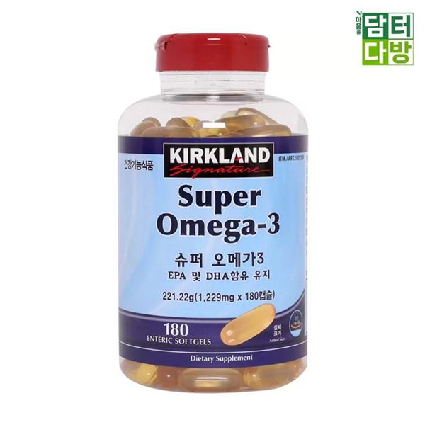 커클랜드 슈퍼 오메가3 1229mg x 180캡슐 76,400원