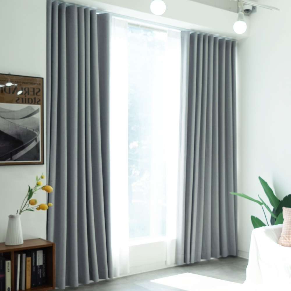 휴인홈 미드나잇 형상 가공 100% 암막커튼 - 핀형 43,000원