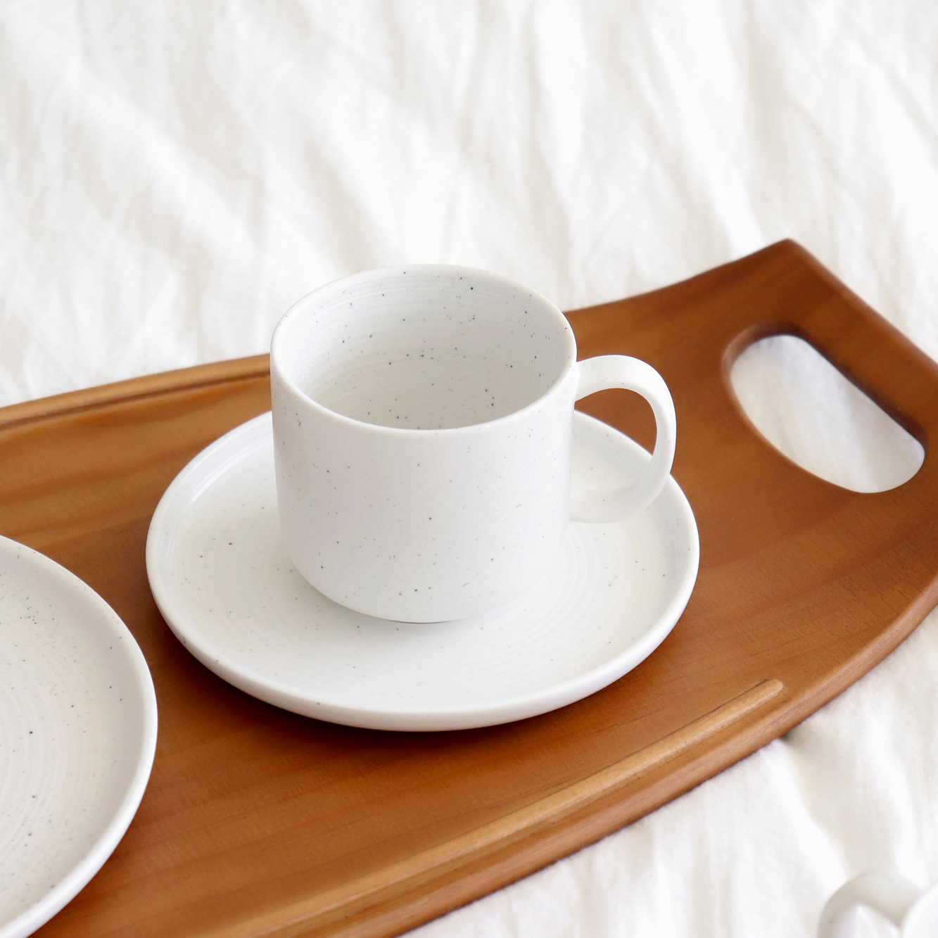 카모메키친 퓨어 커피잔 + 소서 세트, 단일색상, 1세트 15,000원