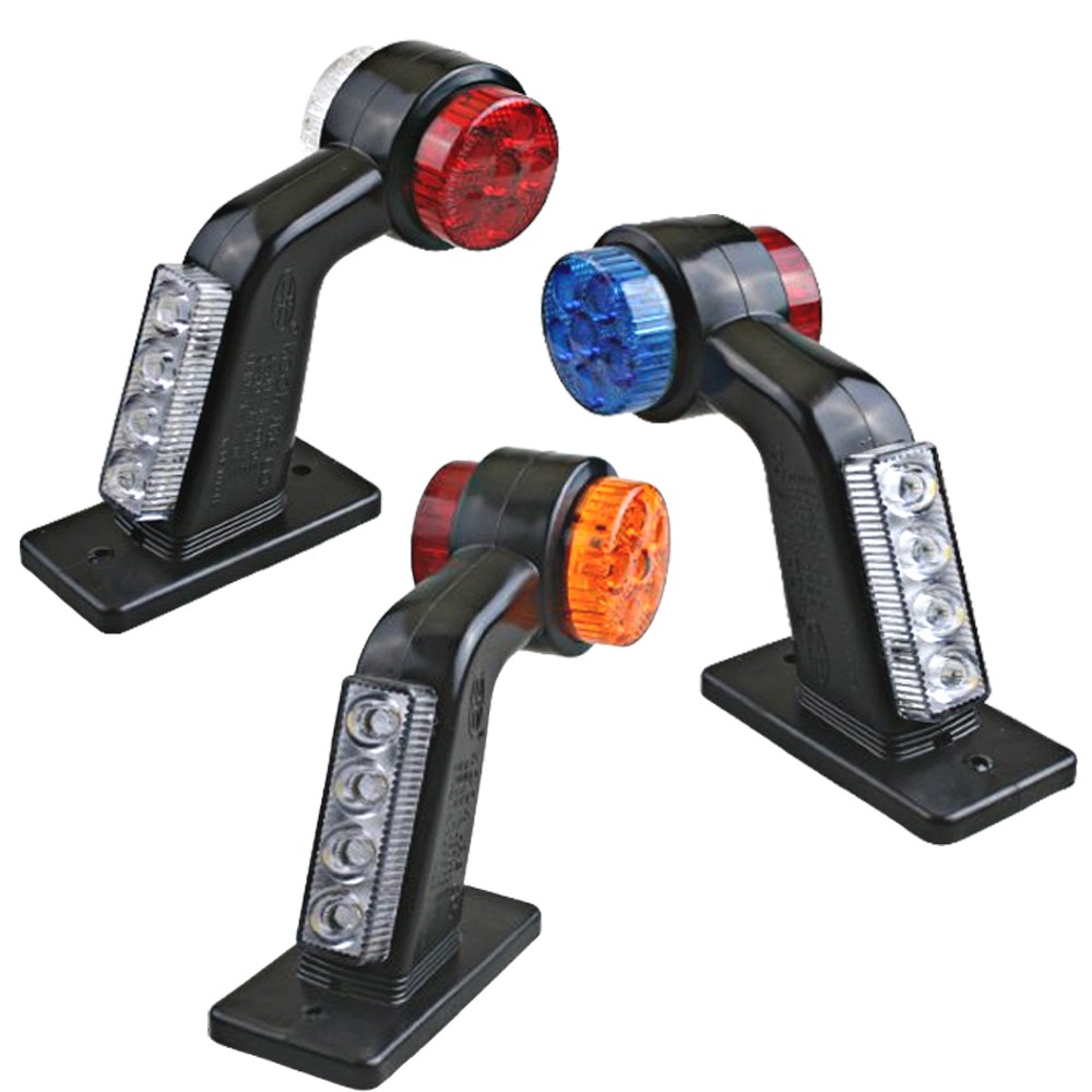 송모터스 송자동차나라 KJ 국제 24V 적색+백색 적색+청색 적색+황색 LED 토끼등 코너등 뿔등 사이드등 옆면등 인증제품 탑차 화물차 윙바디 카고 트럭 15,000원