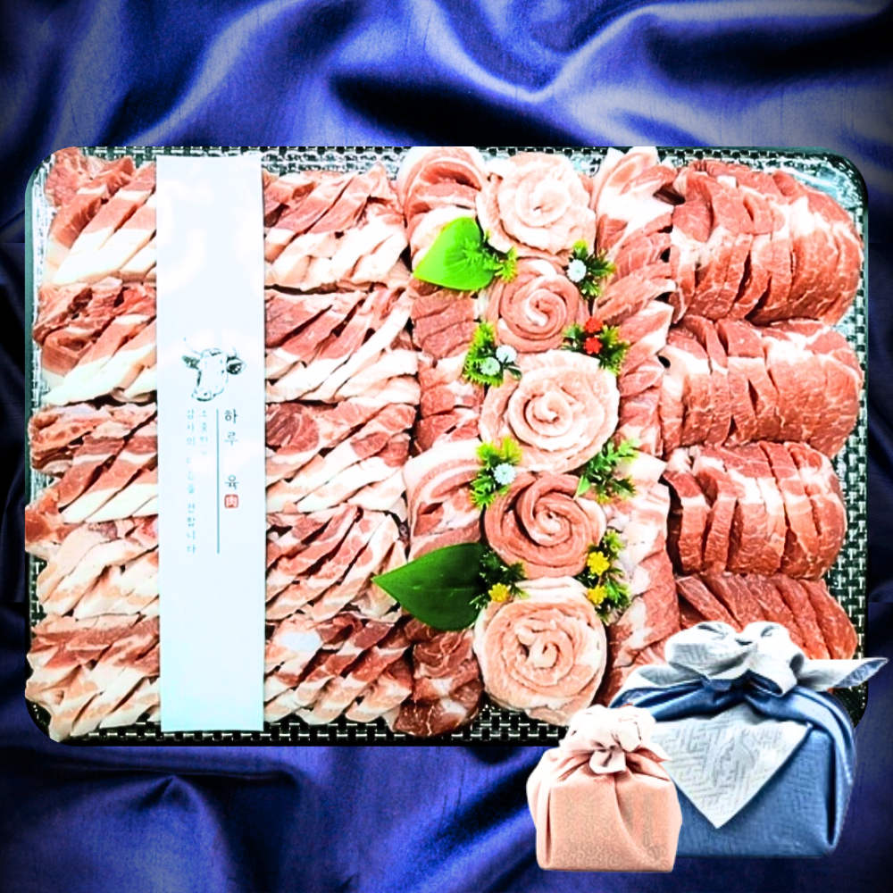 명품 한돈선물세트 국내산 돼지고기 모듬구이세트(한돈1+등급), 1세트 133,800원