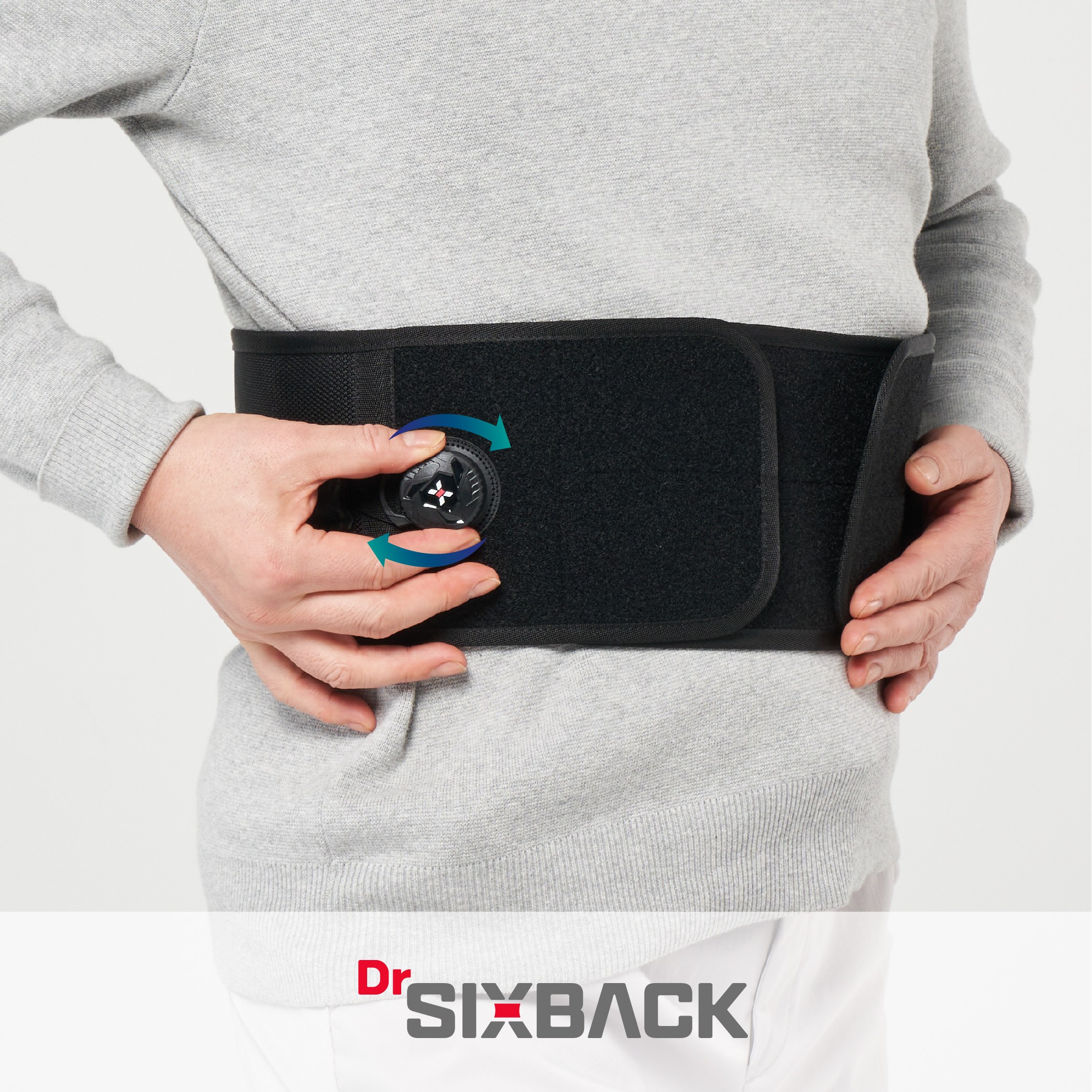 [닥터식스백] 다이얼 허리보호대 얇은 허리복대 복압벨트 허리지지대 허리밴드, 1개 77,300원