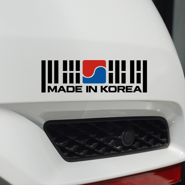 태극기 메이드인코리아 스티커 튜닝데칼 5,850원