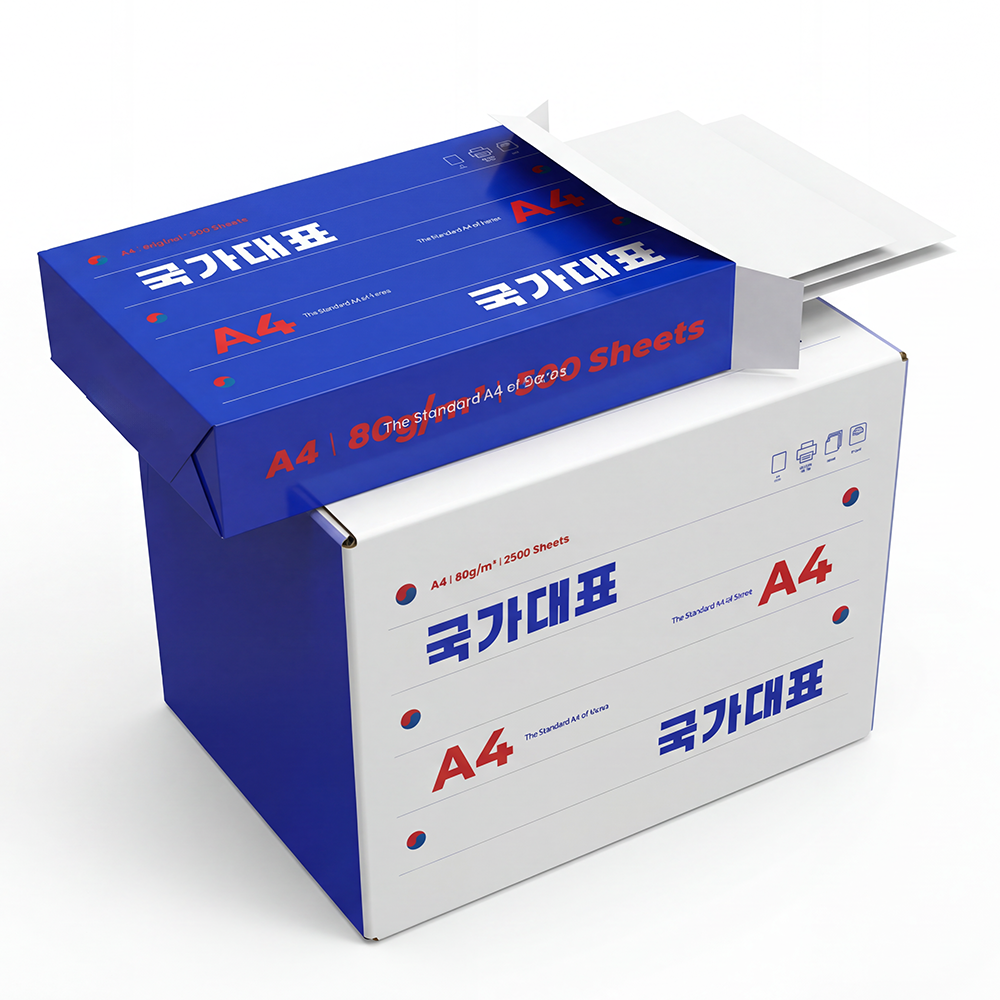 모더너리 국가대표 프리미엄 복사용지 80g, 2500매, A4 18,900원