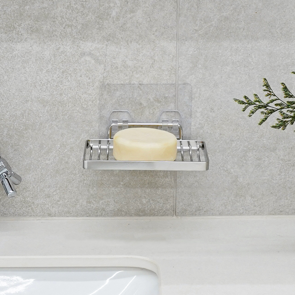 스파이더락 무타공 스마트접착 물빠짐 비누받침대 8,440원