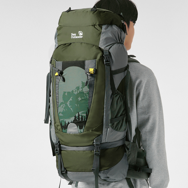 뉴아웃랜더 B급 대형 80L 마운틴 등산배낭 + 방수커버 72,900원