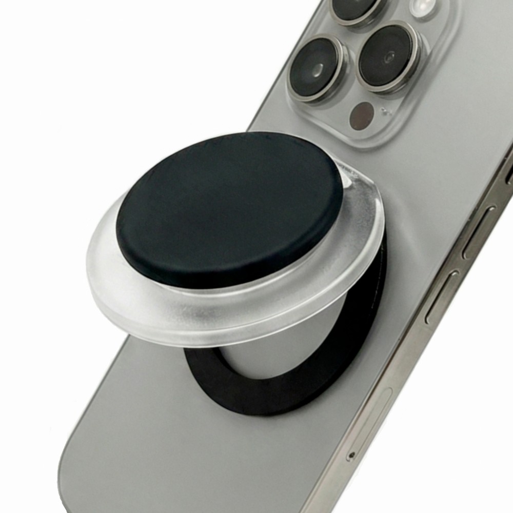 두잉스 에어톡 맥세이프 그립톡 실리콘 그립 킥스탠드 홀더, 1개, 블랙 31,800원