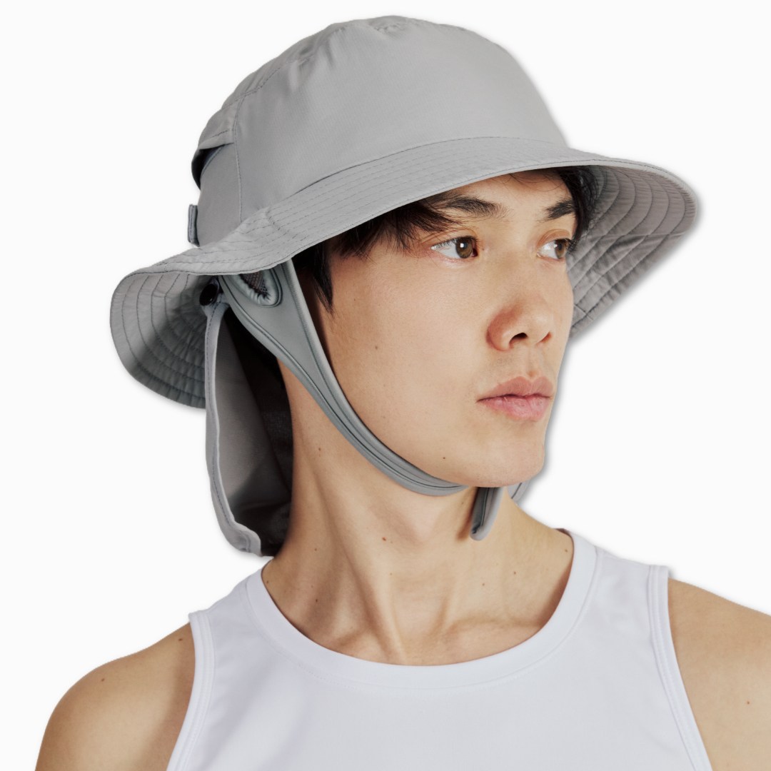 윈어블 서핑모자 챙 모자 버킷햇 여행 방수 벙거지 등산 수영모자 서핑햇 남여공용, 03 베이직 라이트그레이 25,800원