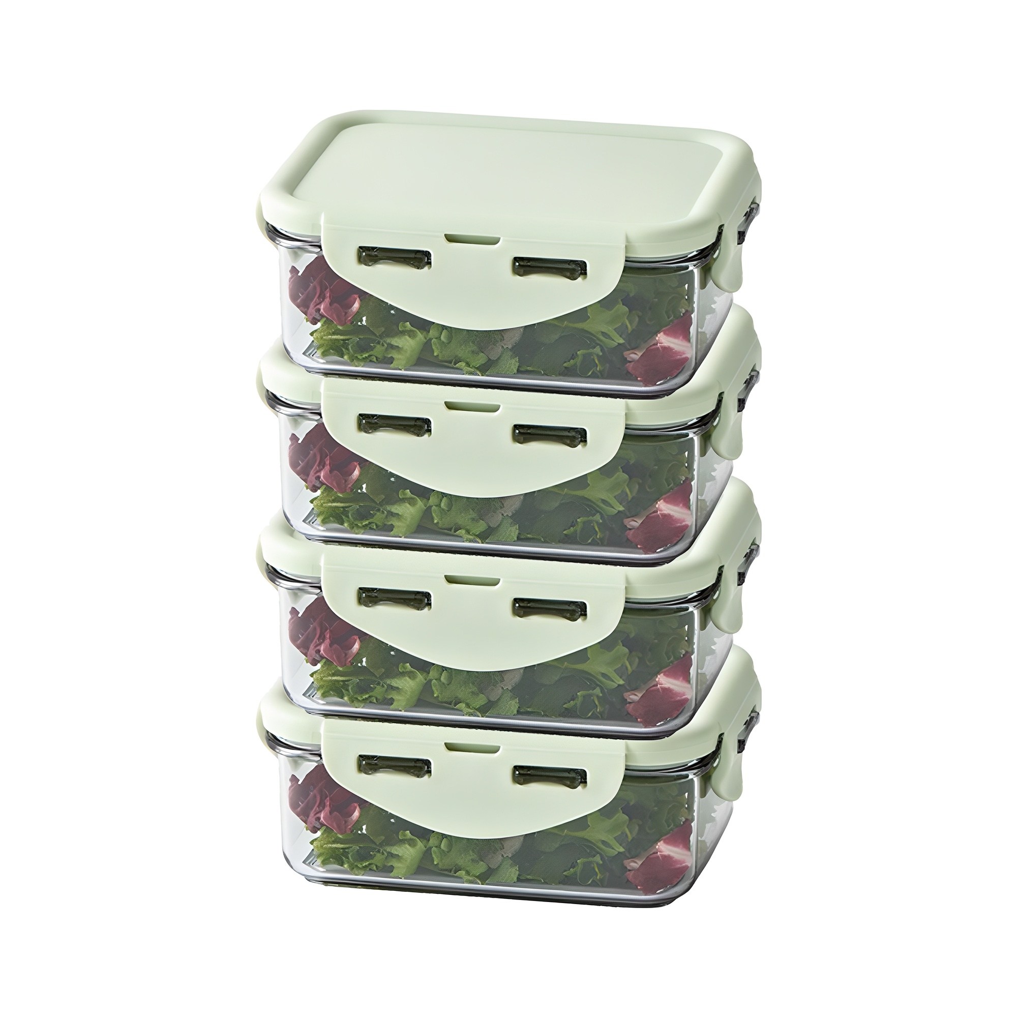 락앤락 비스프리 퓨어 밀폐용기 라이트그린 직사각 12,200원