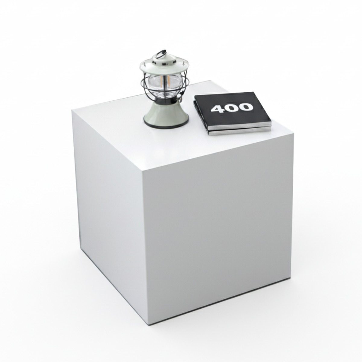 [고하중] 전시다이 인테리어소품 촬영소품 화이트사각400 스툴 54,000원