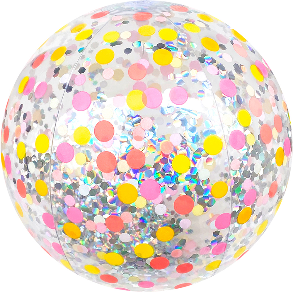 두로카리스마 투명 스팽글 물방울 비치볼 9,400원