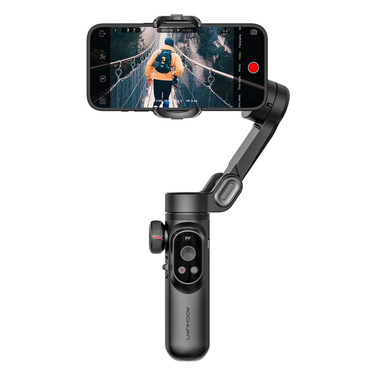 AOCHUAN 3축 스마트폰 짐벌 브이로그 셀카 야외 촬영용 손떨림 방지 AI 얼굴 추적, Smart Xpro 115,000원