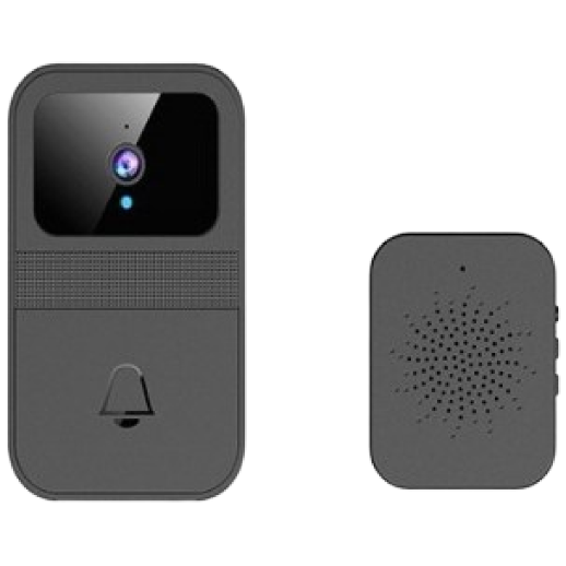 Havos 초인종 스마트 APP원격모니터링 무선초인종 구멍안뚫는 무선 방수 단독거주자원룸용 실시간영상 자동녹화, 1개 23,800원