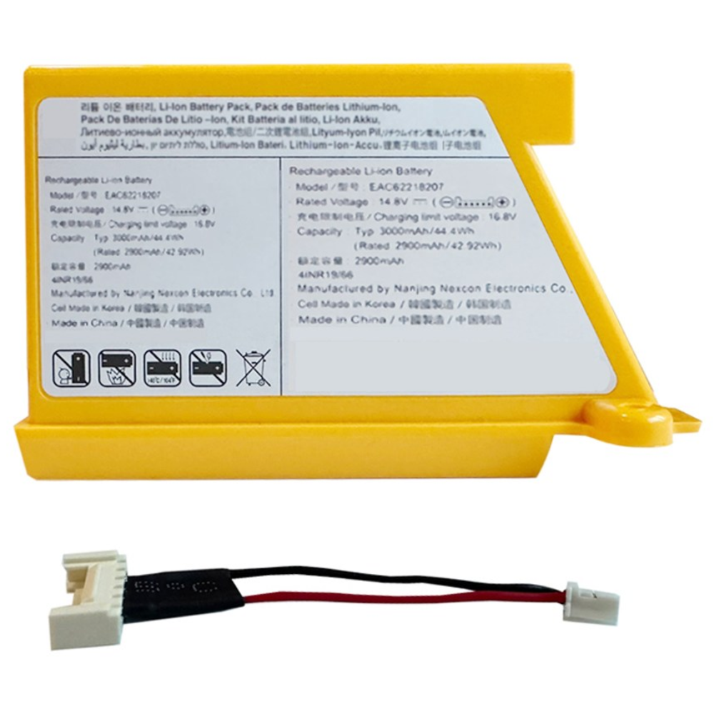 LG 코드제로 M9 물걸레 로봇청소기 용량 2500mAh 호환용(6핀동봉), 2022년 이후- 6핀(케이블동봉), 1개 54,800원