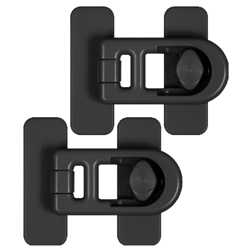 GUNU 접착식 고리형 냉장고 안전 잠금장치, 블랙, 2개 7,900원