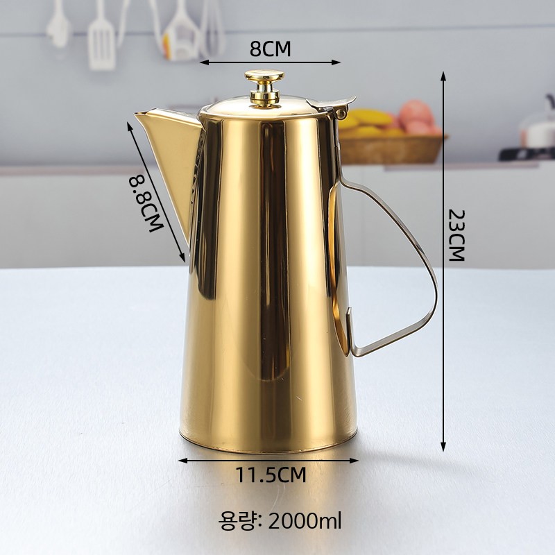 고급형 스테인리스 물병 1L 보온보냉 주스용 감성 물통 홈카페 테이블용 16,500원