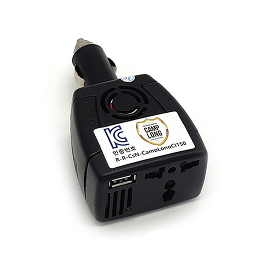 캠프롱 시거잭 차량용인버터 MAX300 12V전용 220V변압기 노트북 휴대폰 충전기 24,500원