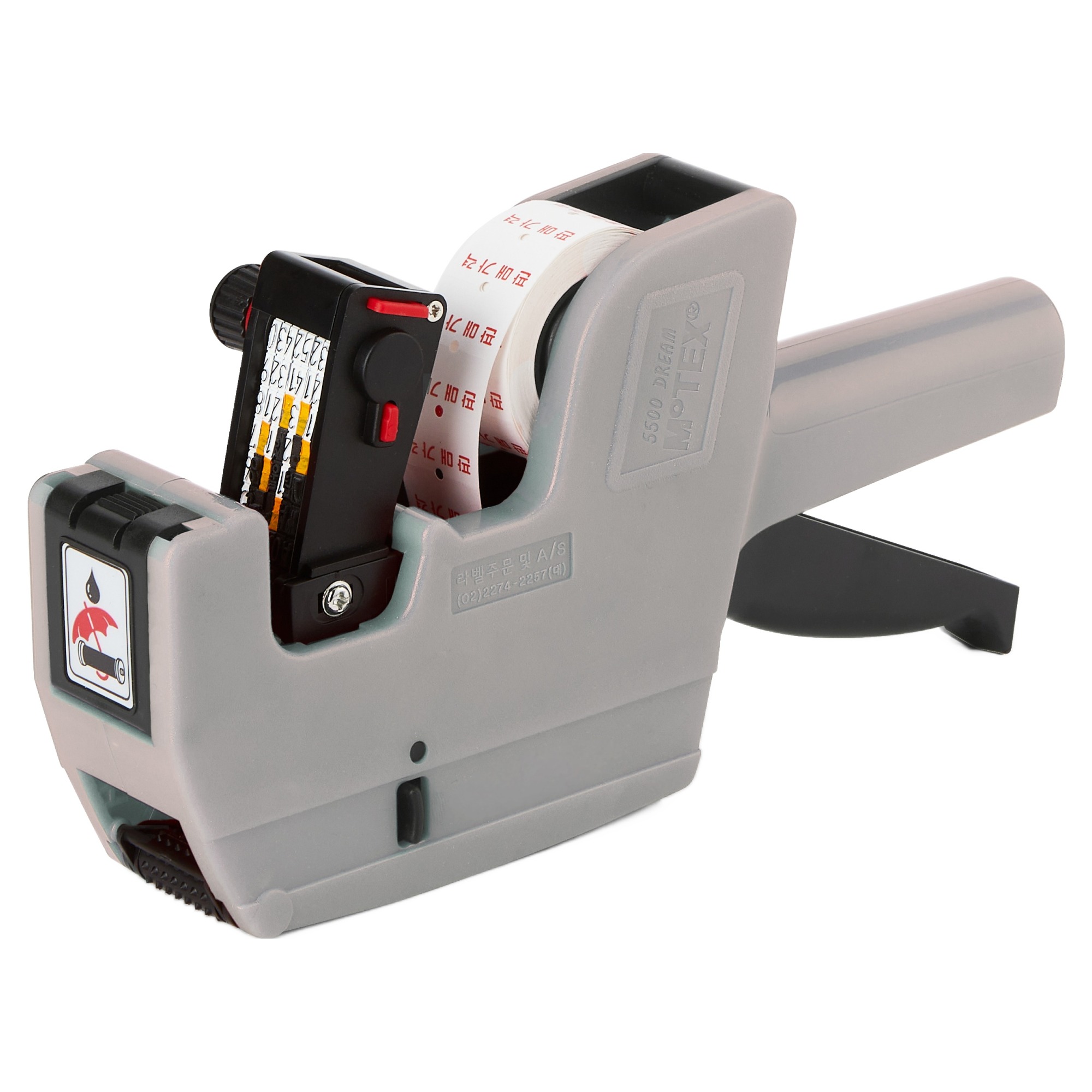 모텍스 가격표시기 MX-5500 DREAM + 라벨지 세트, 그레이, 1세트 37,840원