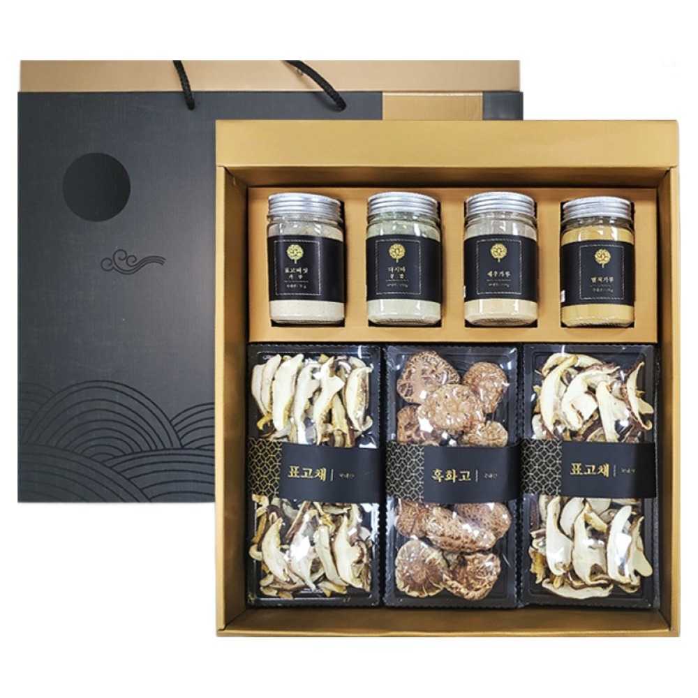 몸애조화 흑화고 분말 버섯 혼합 선물세트, 1세트 51,900원