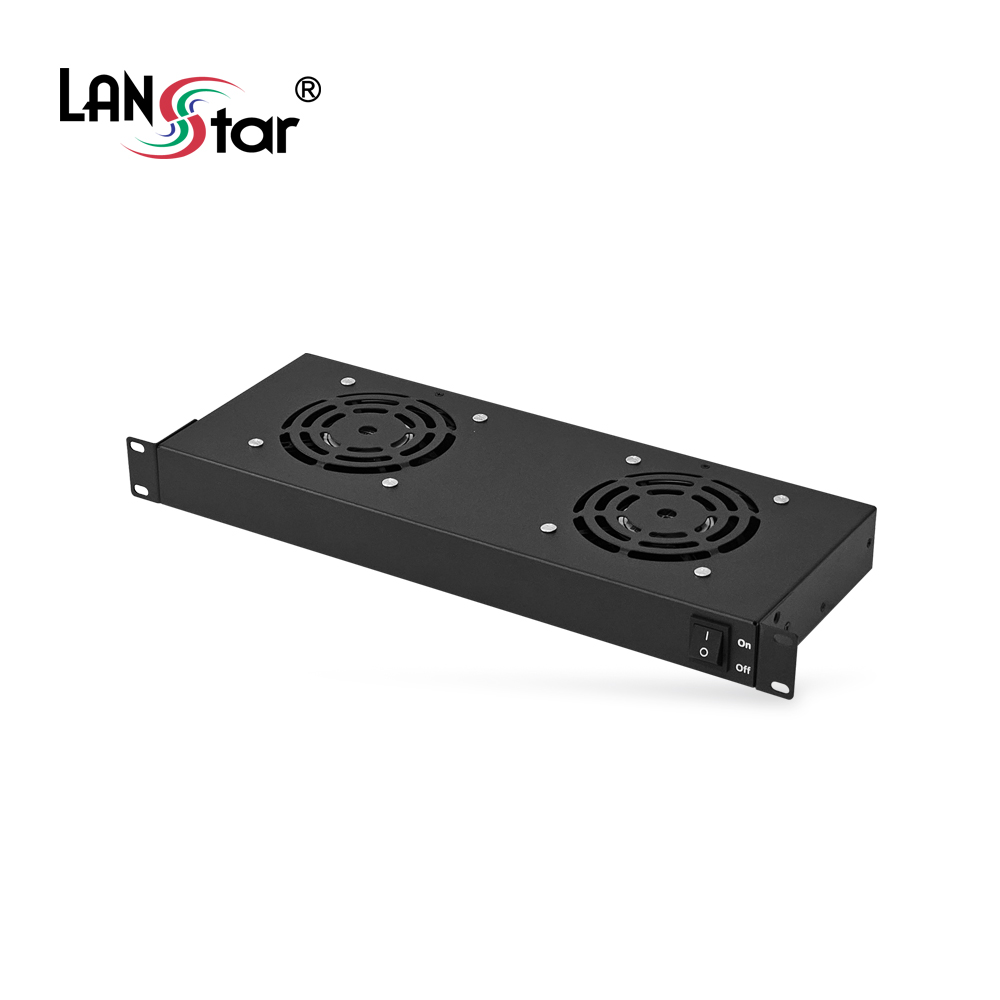 랜스타 LS-HS2FAN 허브랙 서버랙 1U 쿨링팬 2FAN 57,000원